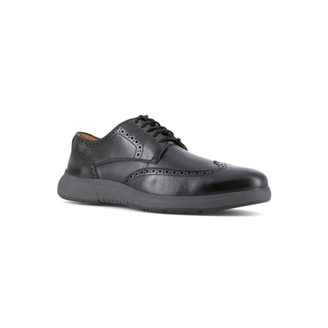 Florsheim Flair Work Steel-Toe Wingtip Oxford Work Shoe Black FS2624 Lateral Image