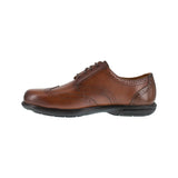 Florsheim Loedin Steel-Toe Lace up Oxford Work Shoe Brown FS2023 Medial Image