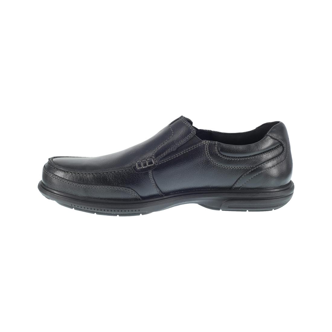 Florsheim Loedin Steel-Toe Slip On Work Shoe Black FE2020 Medial Image