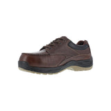 Florsheim Rambler Creek Composite-Toe Oxford Work Shoe Brown FS2700 Angled Image