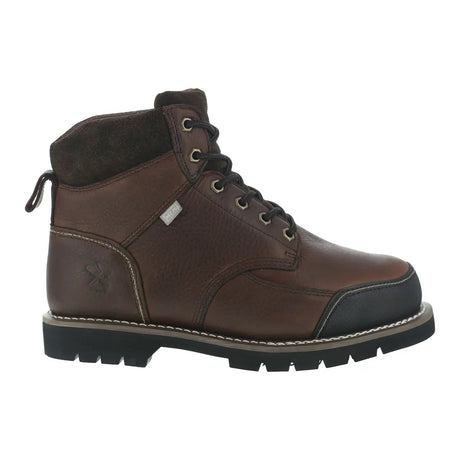 Iron Age-Dozer Steel-Toe 6 inch Metguard Work Boot Brown-Steel Toes-1