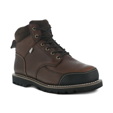 Iron Age-Dozer Steel-Toe 6 inch Metguard Work Boot Brown-Steel Toes-2