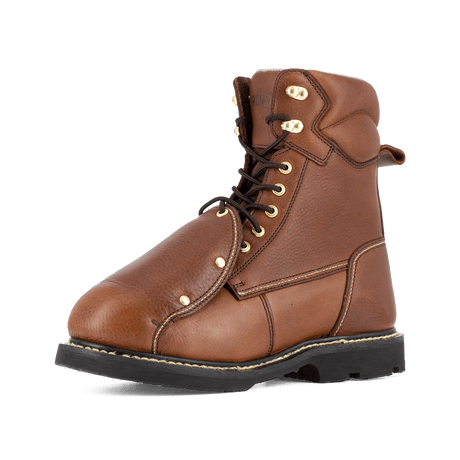 Iron Age-Groundbreaker Steel-Toe Ext Met guard 8 inch Work Boots Brown-Steel Toes-5