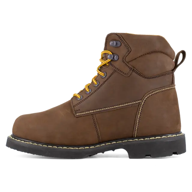 Iron Age-Groundbreaker Steel-Toe Metguard 6 inch Work Boot Brown-Steel Toes-5