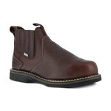 Iron Age-Groundbreaker Steel-Toe Slip-On 6 Inch Int Met Guard Work Boot Brown-Steel Toes-1