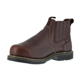 Iron Age-Groundbreaker Steel-Toe Slip-On 6 Inch Int Met Guard Work Boot Brown-Steel Toes-4