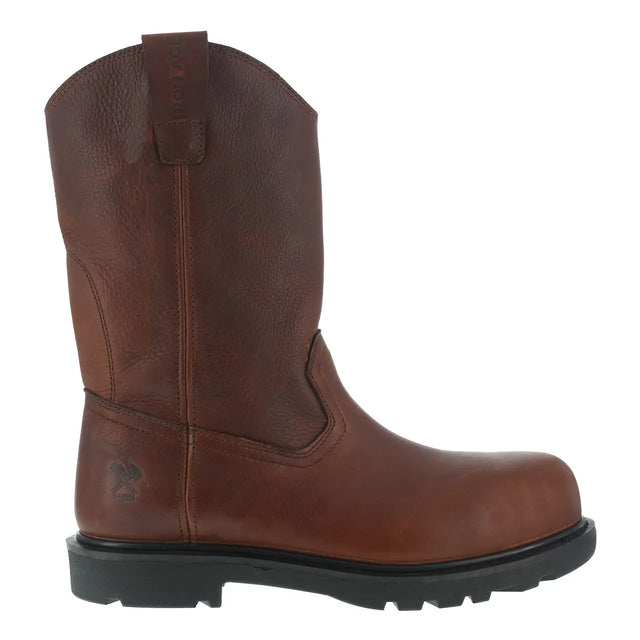 Iron Age-Hauler Composite-Toe 11 Inch Wellington Work Boot Brown-Steel Toes-1