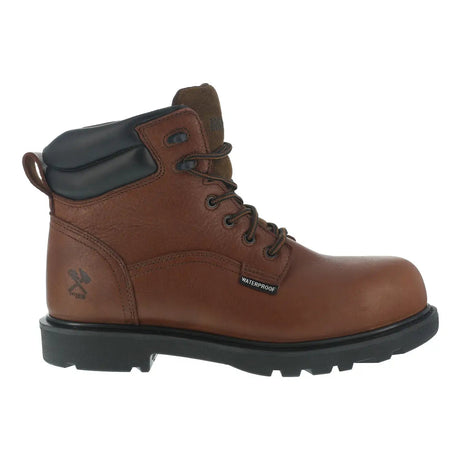 Iron Age-Hauler Composite Toe 6 inch Waterproof Work Boot Brown-Steel Toes-1