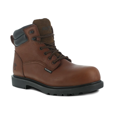 Iron Age-Hauler Composite Toe 6 inch Waterproof Work Boot Brown-Steel Toes-2