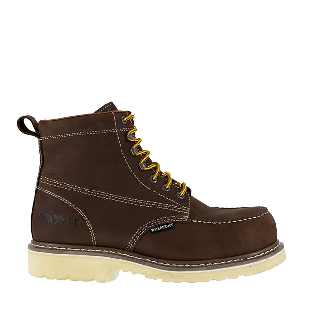 Iron Age-Solidifier 6" Soft-Toe Boot Waterproof Brown-Steel Toes-1