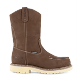 Iron Age-Solidifier Composite-Toe 11 Inch Pull-On Moc Toe Waterproof Work Boot Brown-Steel Toes-1