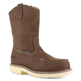 Iron Age-Solidifier Composite-Toe 11 Inch Pull-On Moc Toe Waterproof Work Boot Brown-Steel Toes-2