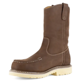 Iron Age-Solidifier Composite-Toe 11 Inch Pull-On Moc Toe Waterproof Work Boot Brown-Steel Toes-4