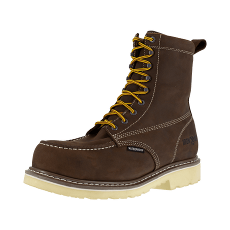 Iron Age-Solidifier Composite-Toe 8 inch Waterproof Work Boot Brown-Steel Toes-5