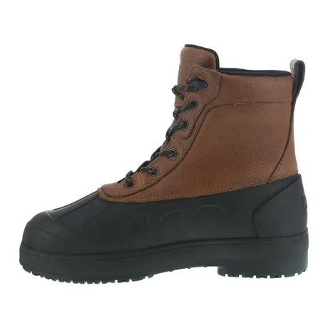 Iron Age-Women's Compound Composite-Toe Rubber Vamp Work Boot Black Brown-Steel Toes-4