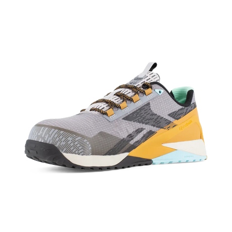 Reebok Nano X1 Adventure Work Athletic Composite Toe Silver, Grey, Clay, and Black RB348 inside view