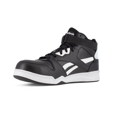 Reebok Work-Bb4500 Work Athletic Mid Cut Composite Toe Black and White-Steel Toes-2