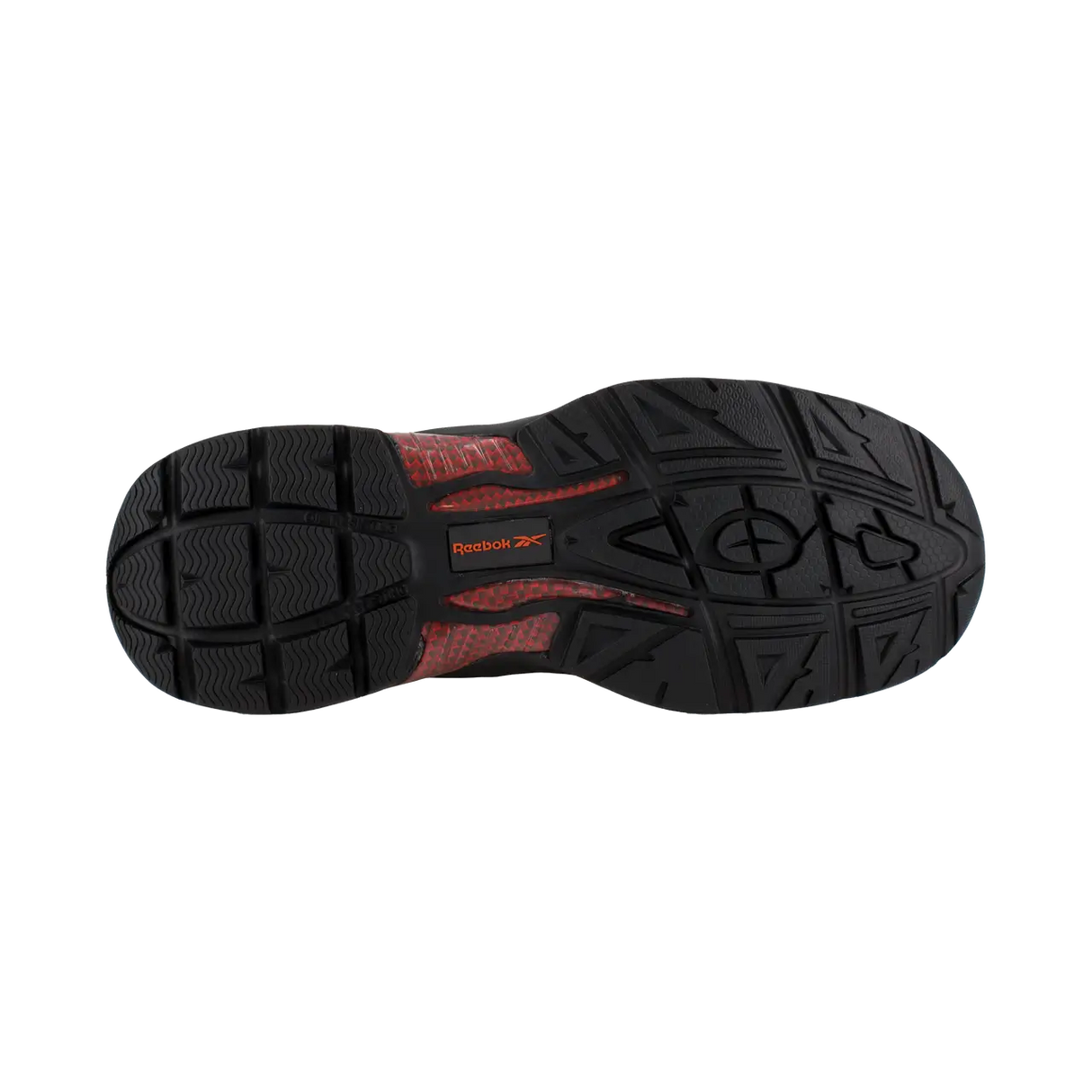 Reebok Work-Beamer Athletic Composite Toe Black,Red-Steel Toes-3