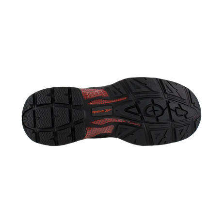 Reebok Work-Beamer Athletic Composite Toe Black,Red-Steel Toes-3