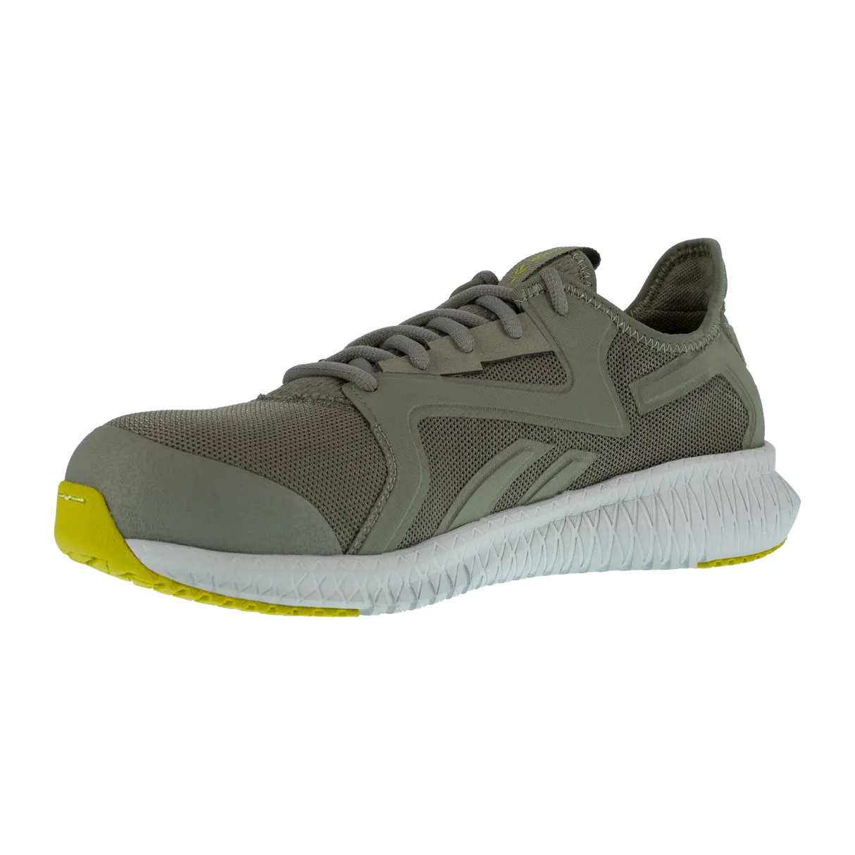 Reebok Work-Flexagon 3.0 Work Athletic Composite Toe Lime and Gray-Steel Toes-3