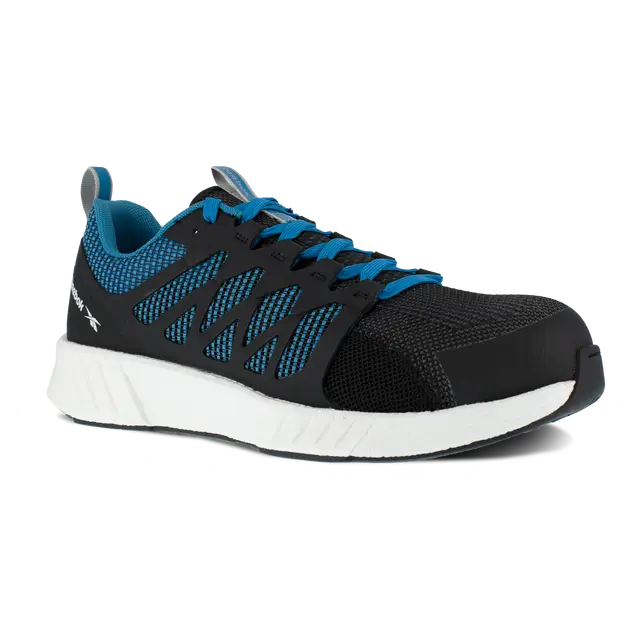 Reebok Work-Fusion Flexweave™ Work Athletic Composite Toe Black,Blue-Steel Toes-2