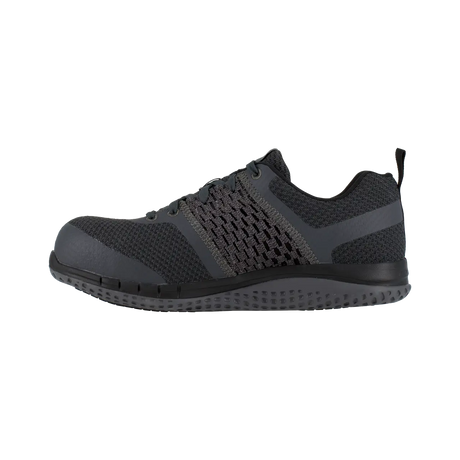 Reebok Work-Print Work Ultk Athletic Composite Toe Black and Coal Gray-Steel Toes-3