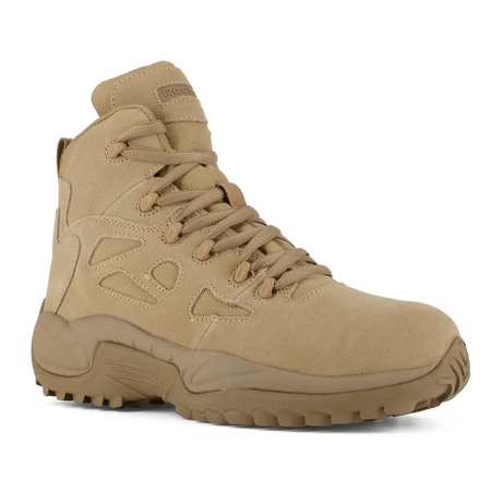 Reebok Work-Rapid Response Rb Military 6 In Composite Toe Desert Tan Side Zip-Steel Toes-3