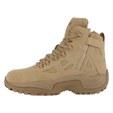 Reebok Work-Rapid Response Rb Military 6 In Composite Toe Desert Tan Side Zip-Steel Toes-5