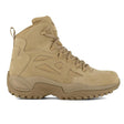 Reebok Work-Rapid Response Rb Military 6 In Soft Toe Desert Tan Side Zip-Steel Toes-1