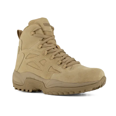 Reebok Work-Rapid Response Rb Military 6 In Soft Toe Desert Tan Side Zip-Steel Toes-5