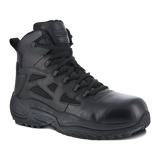 Reebok Work-Rapid Response Rb Tactical Black 6" Composite Toe Stealth Boot with Side Zipper-Steel Toes-3