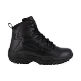 Reebok Work-Rapid Response Rb Tactical Black 6" Stealth Soft Toe Boot with Side Zipper-Steel Toes-1