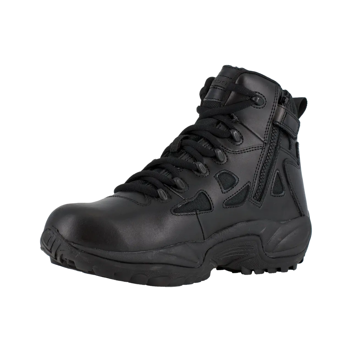 Reebok Work-Rapid Response Rb Tactical Black 6" Stealth Soft Toe Boot with Side Zipper Waterproof-Steel Toes-5