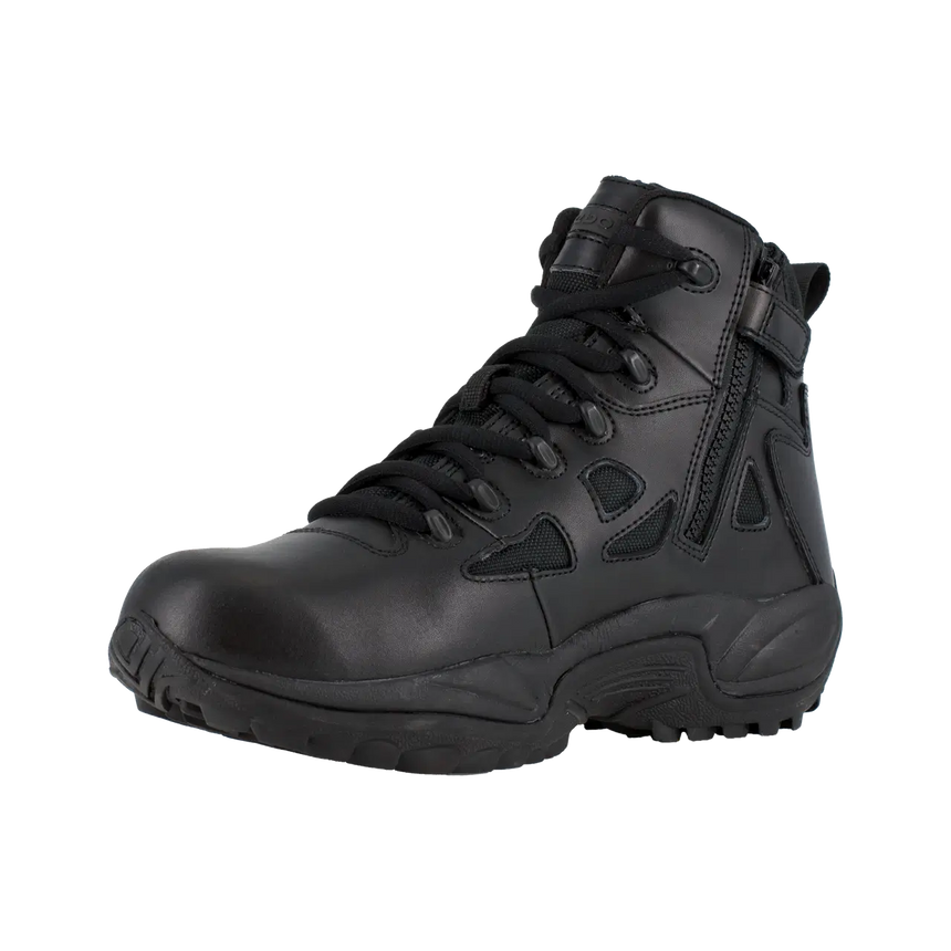 Reebok Work-Rapid Response Rb Tactical Black 6" Stealth Soft Toe Boot with Side Zipper Waterproof-Steel Toes-5