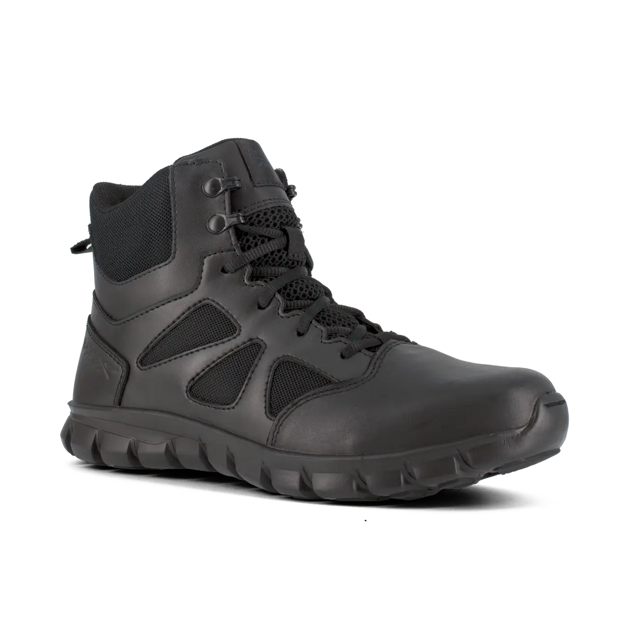 Reebok Work-Sublite Cushion Tactical Black 6" Stealth Soft Toe Boot with Side Zipper-Steel Toes-5
