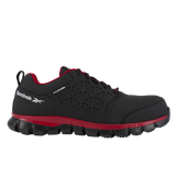 Reebok Work-Sublite Cushion Work Athletic Composite Toe Black,Red-Steel Toes-1