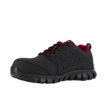 Reebok Work-Sublite Cushion Work Athletic Composite Toe Black,Red-Steel Toes-3