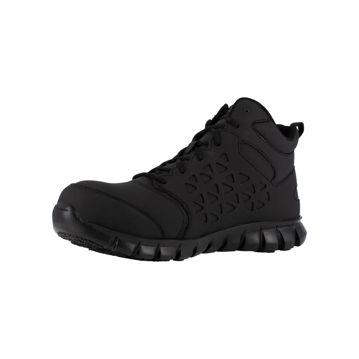 Reebok Work-Sublite Cushion Work Athletic Mid Cut Composite Toe Black EXOFUSE-Steel Toes-3