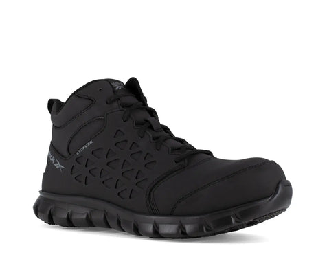 Reebok Work-Sublite Cushion Work Athletic Mid Cut Composite Toe Black EXOFUSE-Steel Toes-5