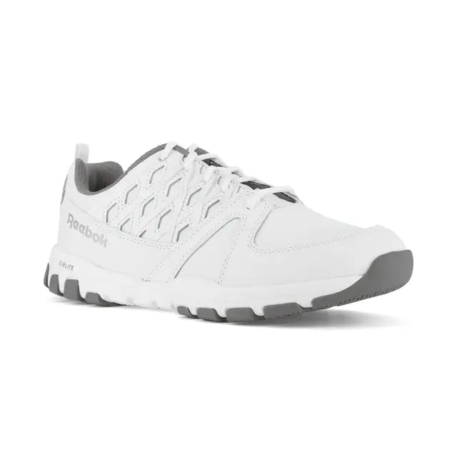 Reebok Work-Sublite Work Athletic Soft Toe White-Steel Toes-4