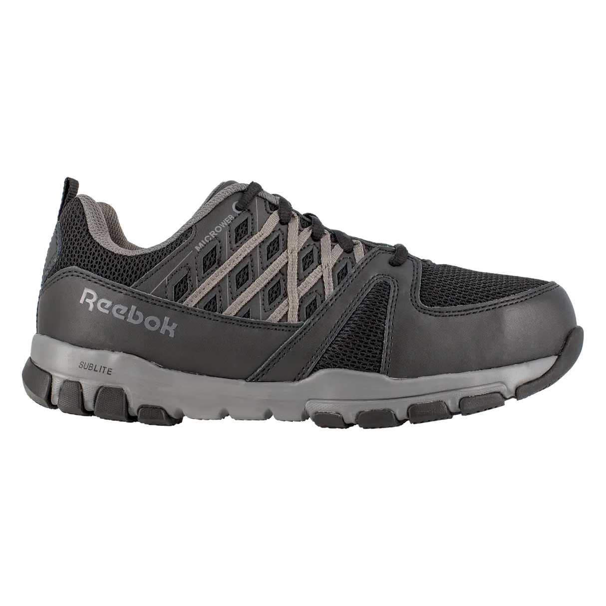 Reebok Work-Sublite Work Athletic Steel Toe Black-Steel Toes-1