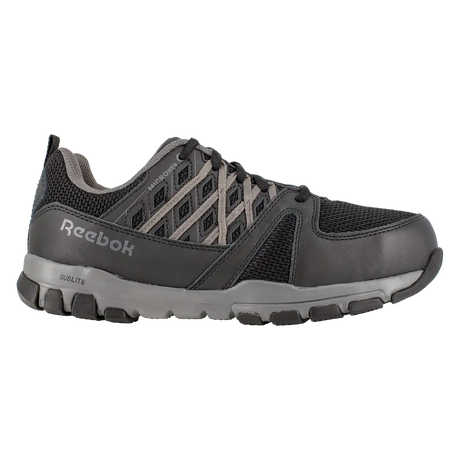 Reebok Work-Sublite Work Athletic Steel Toe Black-Steel Toes-1