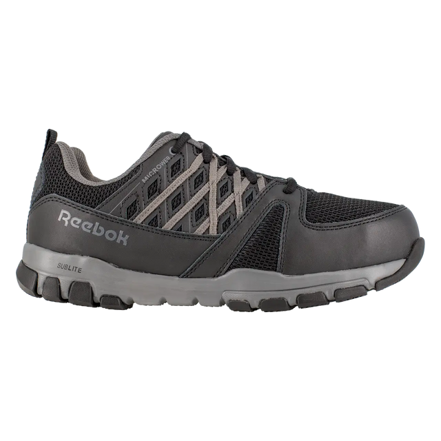 Reebok Work-Sublite Work Athletic Steel Toe Black-Steel Toes-1