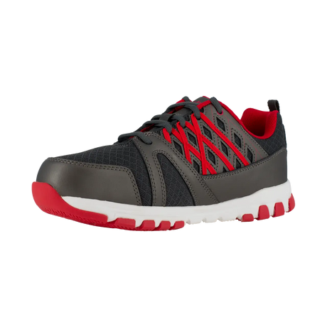 Reebok Work-Sublite Work Athletic Steel Toe Black,Red-Steel Toes-3