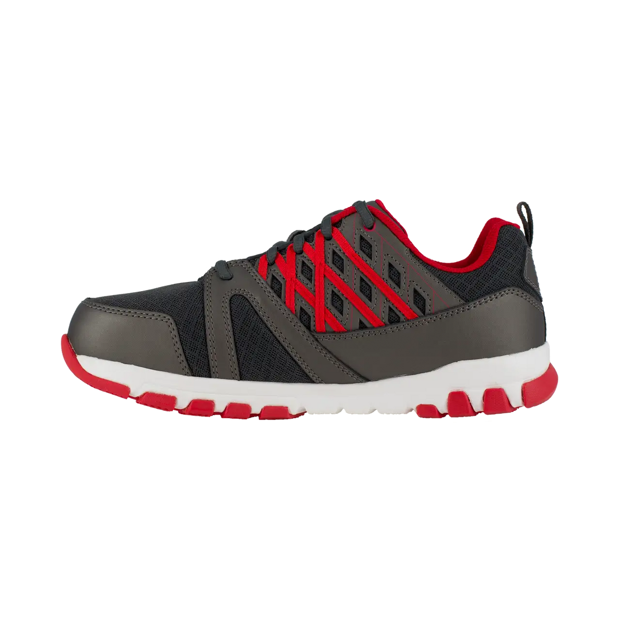 Reebok Work-Sublite Work Athletic Steel Toe Black,Red-Steel Toes-4