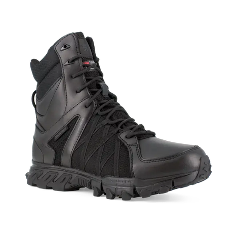 Reebok Work-Trailgrip Tactical 8in Insulated Boot with Side Zipper Black Waterproof-Steel Toes-4