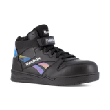 Reebok Work-Women's BB4500 Work High Top Composite Toe Work Sneaker Black and Holographic Spectrum-Steel Toes-4