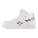 Reebok Work-Women's BB4500 Work High Top Composite Toe Work Sneaker White and Holographic-Steel Toes-5