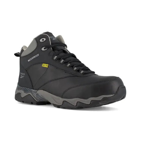 Reebok Work-Women's Beamer Athletic Composite Toe Black with CushGuard™ Internal Met Guard Gray-Steel Toes-4