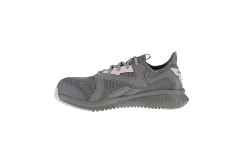 Reebok Work-Women's Flexagon 3.0 Work Athletic Composite Toe Grey and Pink-Steel Toes-5